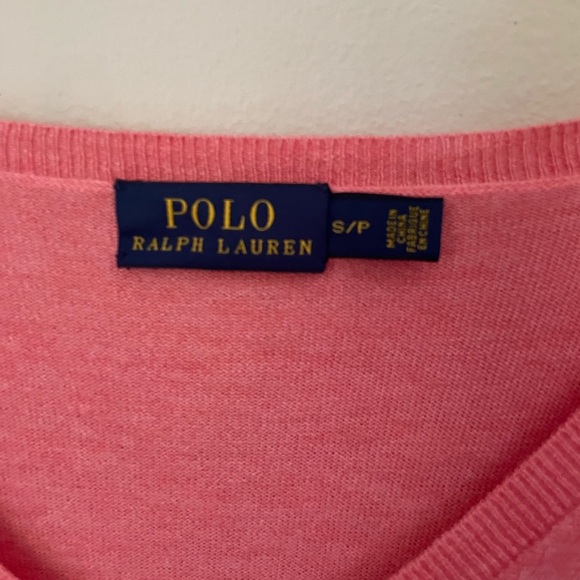 Ralph Lauren Coral Knit Sweater Size Small - Picture 4 of 9
